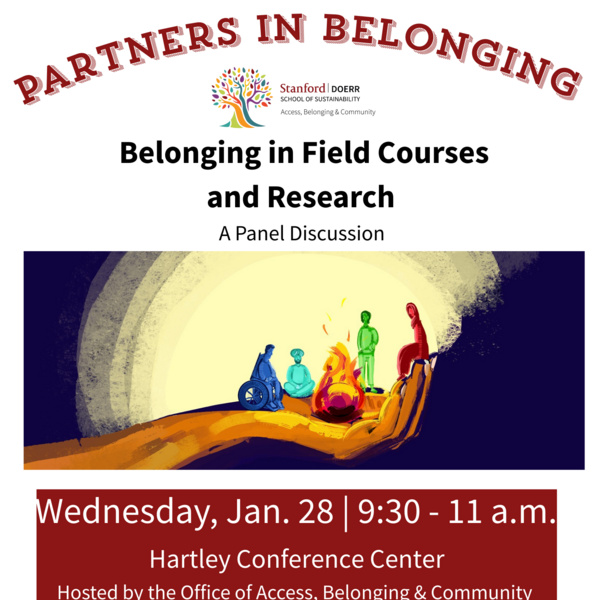 Partners in Belonging Series Presents: Belonging in Field Courses and Research 1