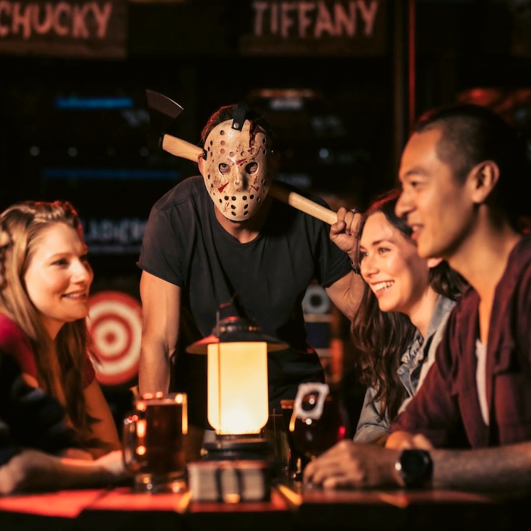 Horror-Themed Axe Throwing 2