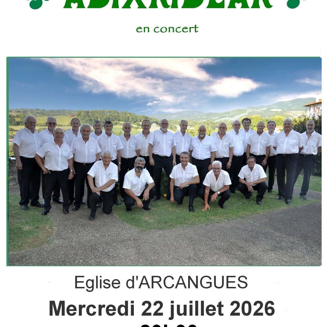 Concert Chœur d’hommes Adixkideak 1