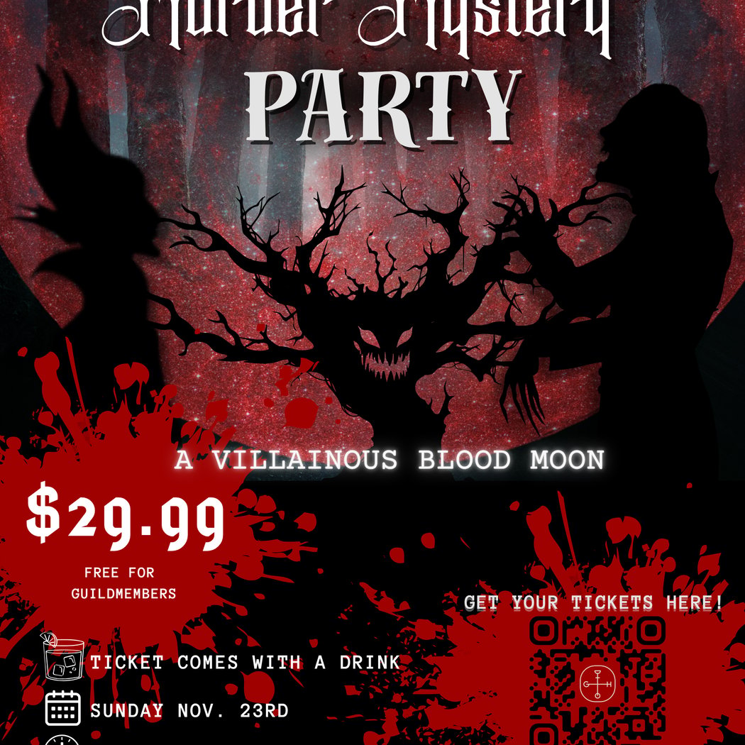 Guildhouse Murder Mystery Night: A Villainous Blood Moon 1