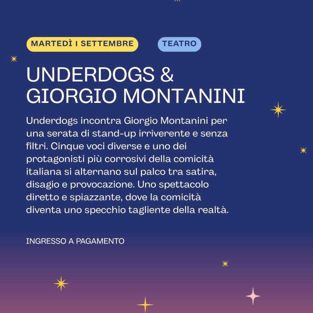 UNDERDOGS & GIORGIO MONTANINI