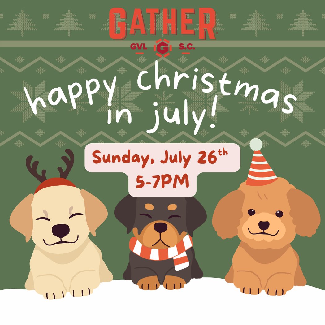 Christmas in July Pup Cup Social 1