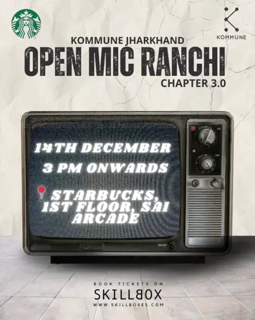 Kommune Ranchi Open Mic 1