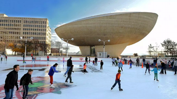 Empire State Plaza Ice Rink 1
