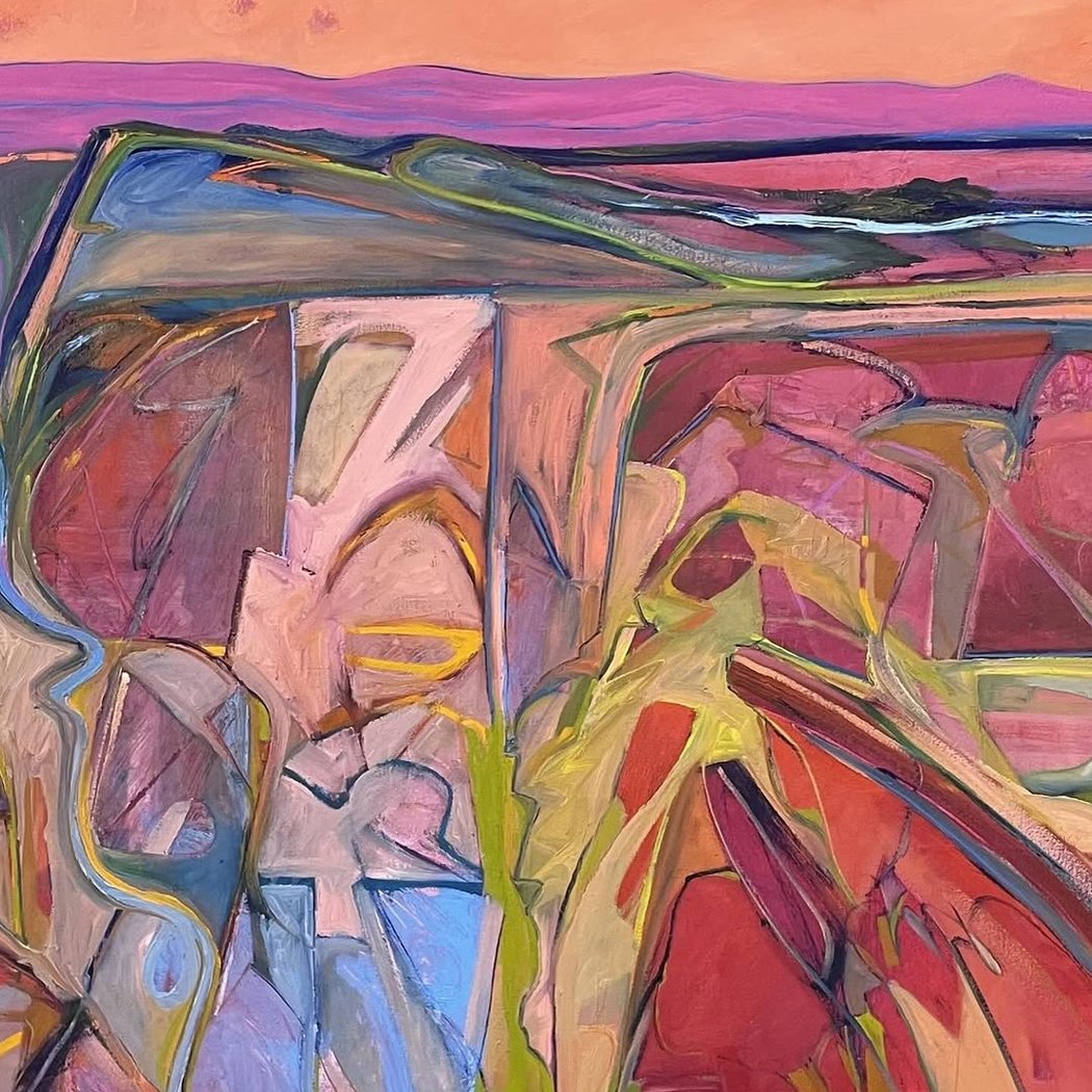 Solo exhibition of abstract landscapes by Wayne Armstrong 1