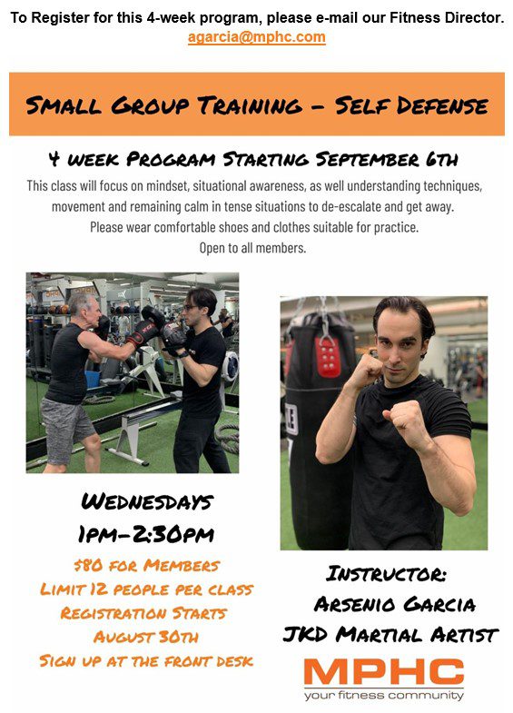 Small Group Training - Self Defense 1