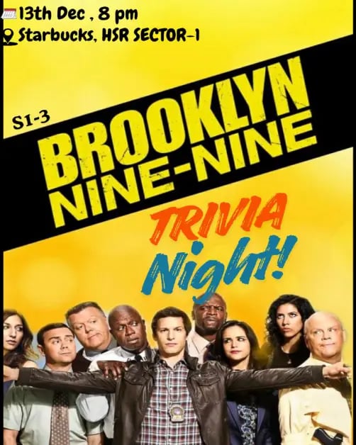 Brooklyn 99 Trivia Night 1