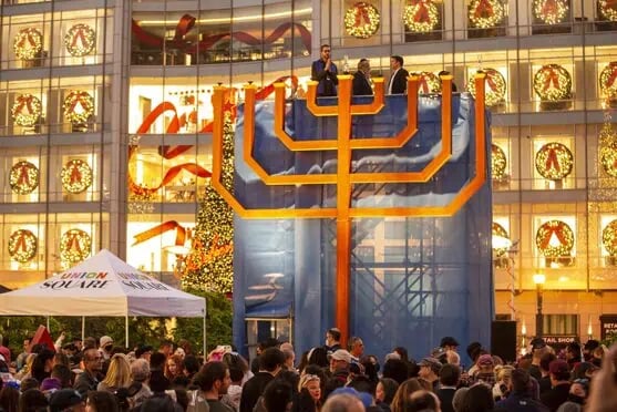 SF's Menorah Car Parade 2025 1