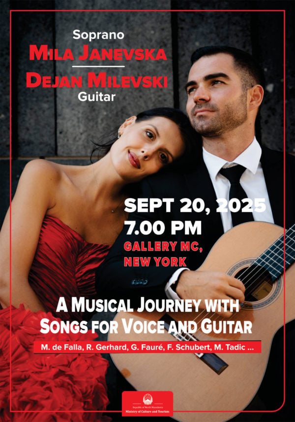Soprano Mila Janevska with Dejan Milevski on Guitar 1