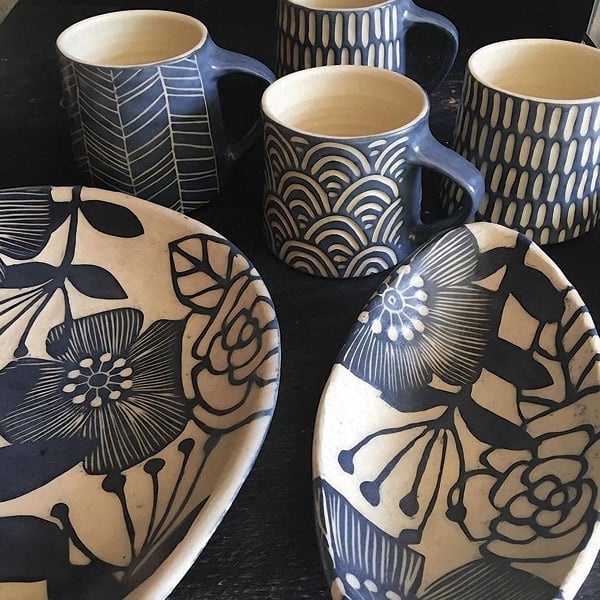 Sgrafitto Ceramics Etching 2
