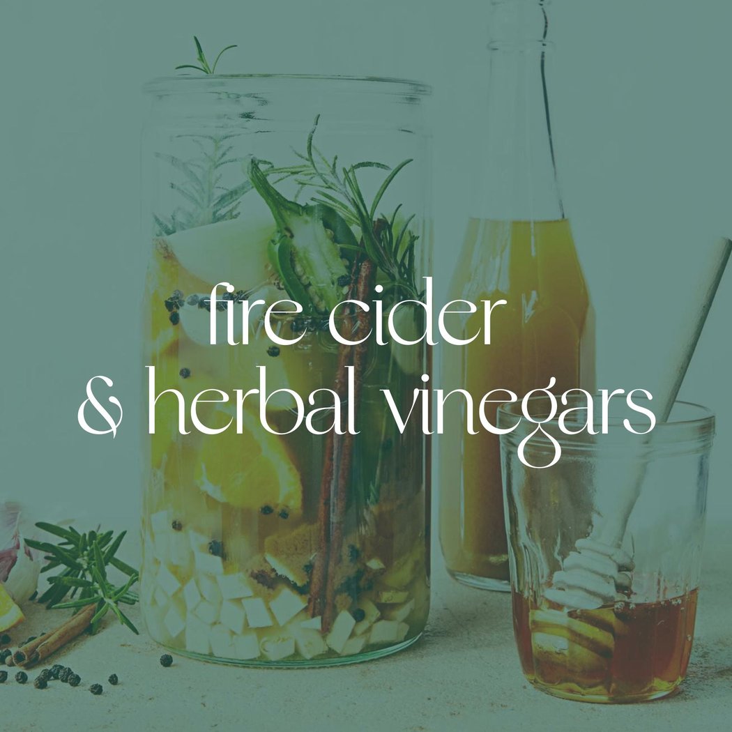 Fire Cider & Herbal Vinegars Workshop 1