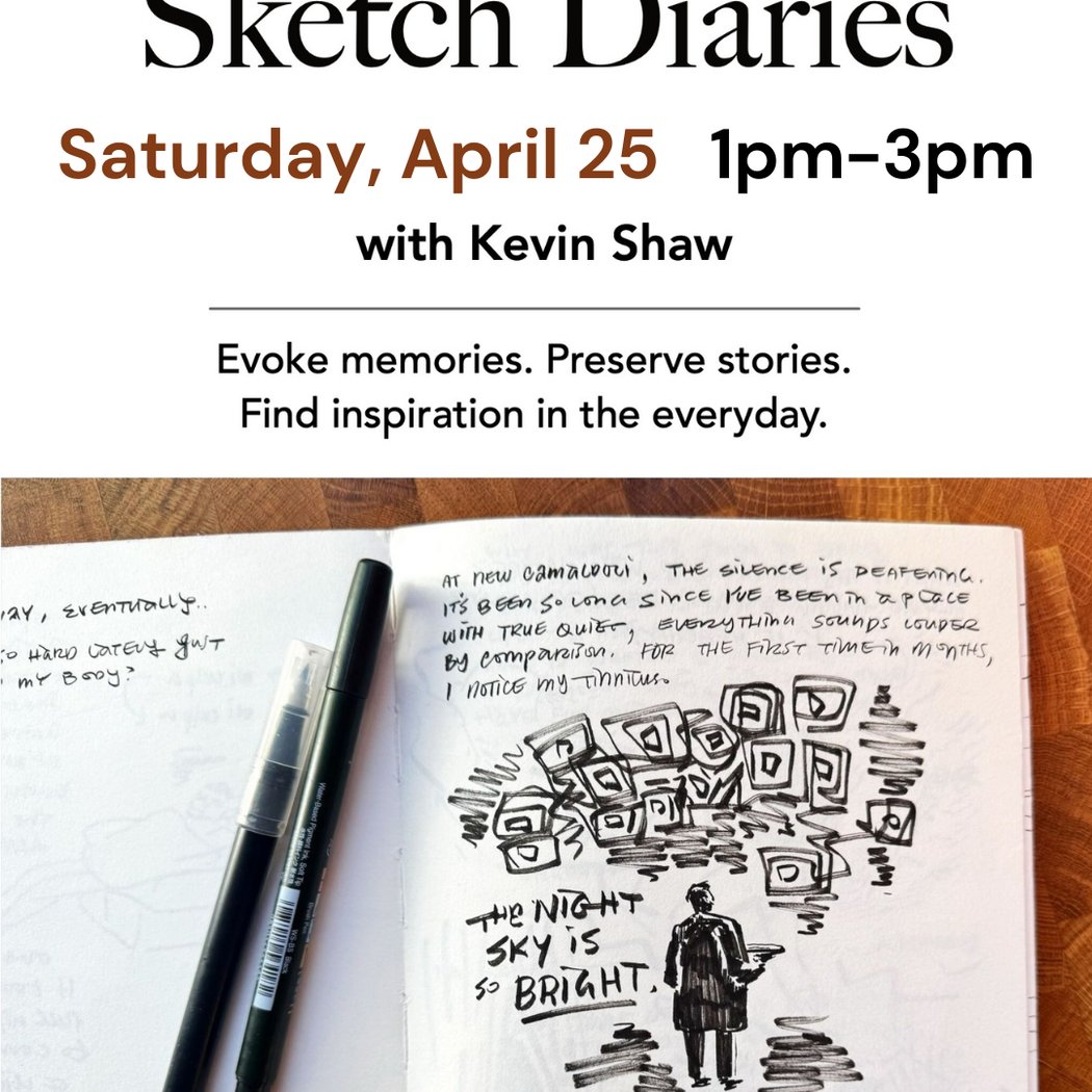 Sketch Diaries with Kevin Shaw 1