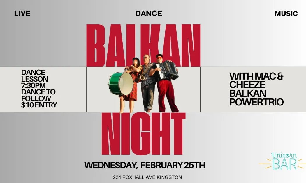 Live Balkan Music with MacNCheez Balkan Power 1