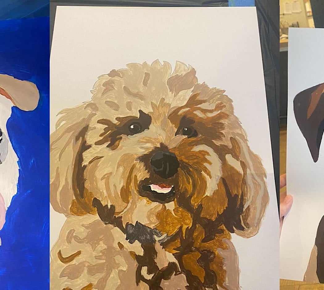 Love You Buddy Pet Painting 2