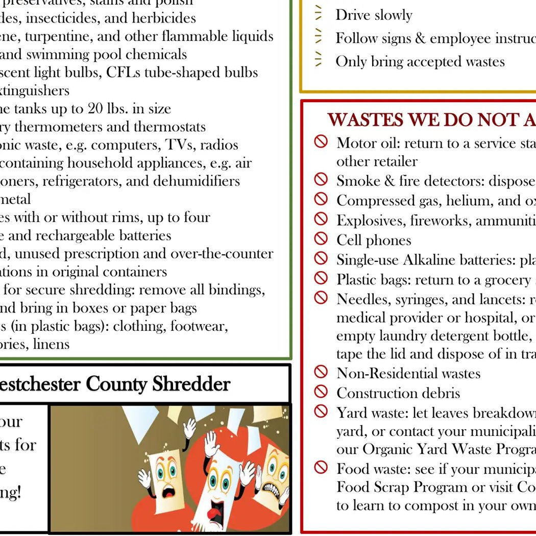 Household Recycling Day 1