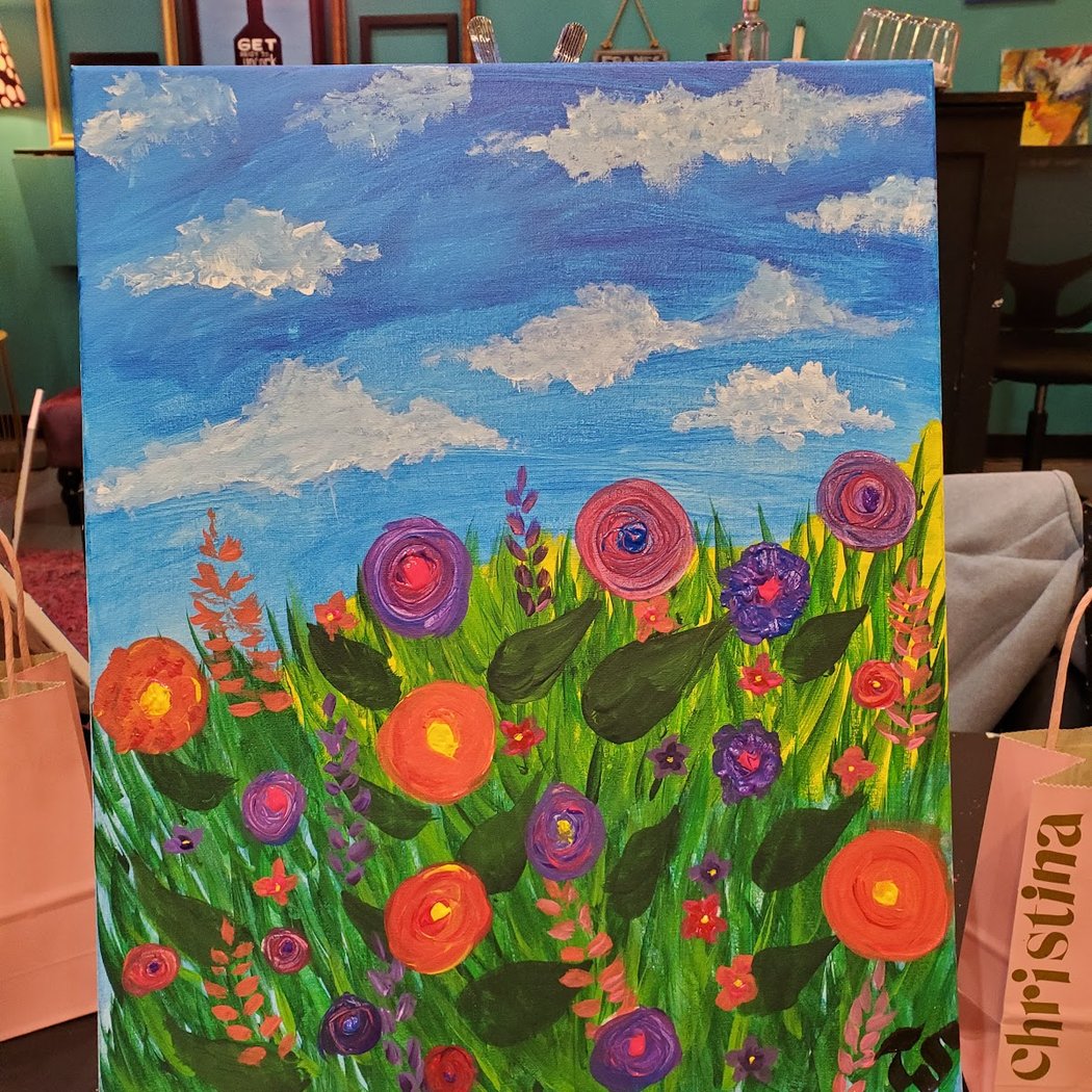 Bottle & Bottega by Painting with a Twist 1