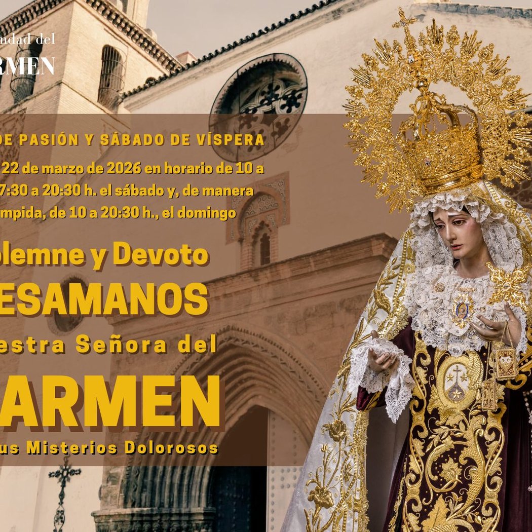 Solemne y Devoto Besamanos de la Virgen del Carmen 1
