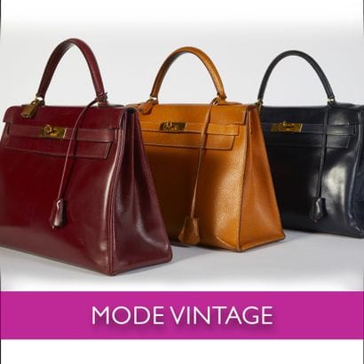 Luxe, mode vintage et maroquinerie (dépôts clôturés)