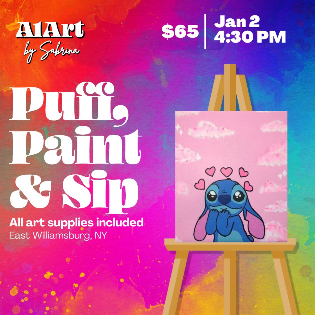 Puff, Paint and Sip Art Studio 1