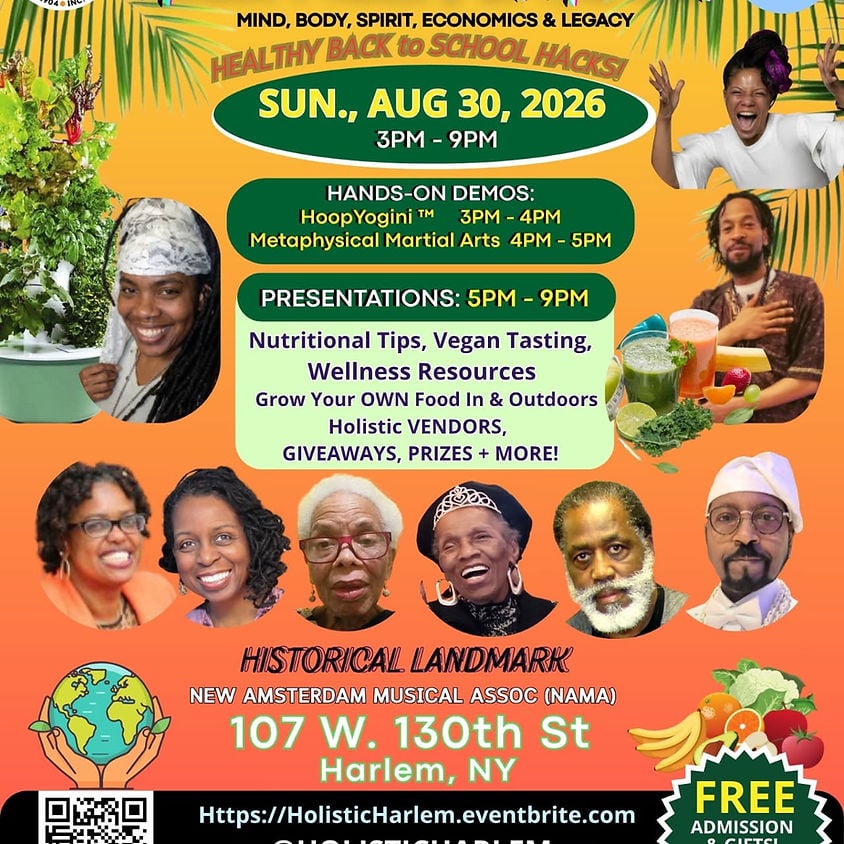 HEALTH MATTERS IN HARLEM- FREE MONTHLY COMMUNITY EVENT!