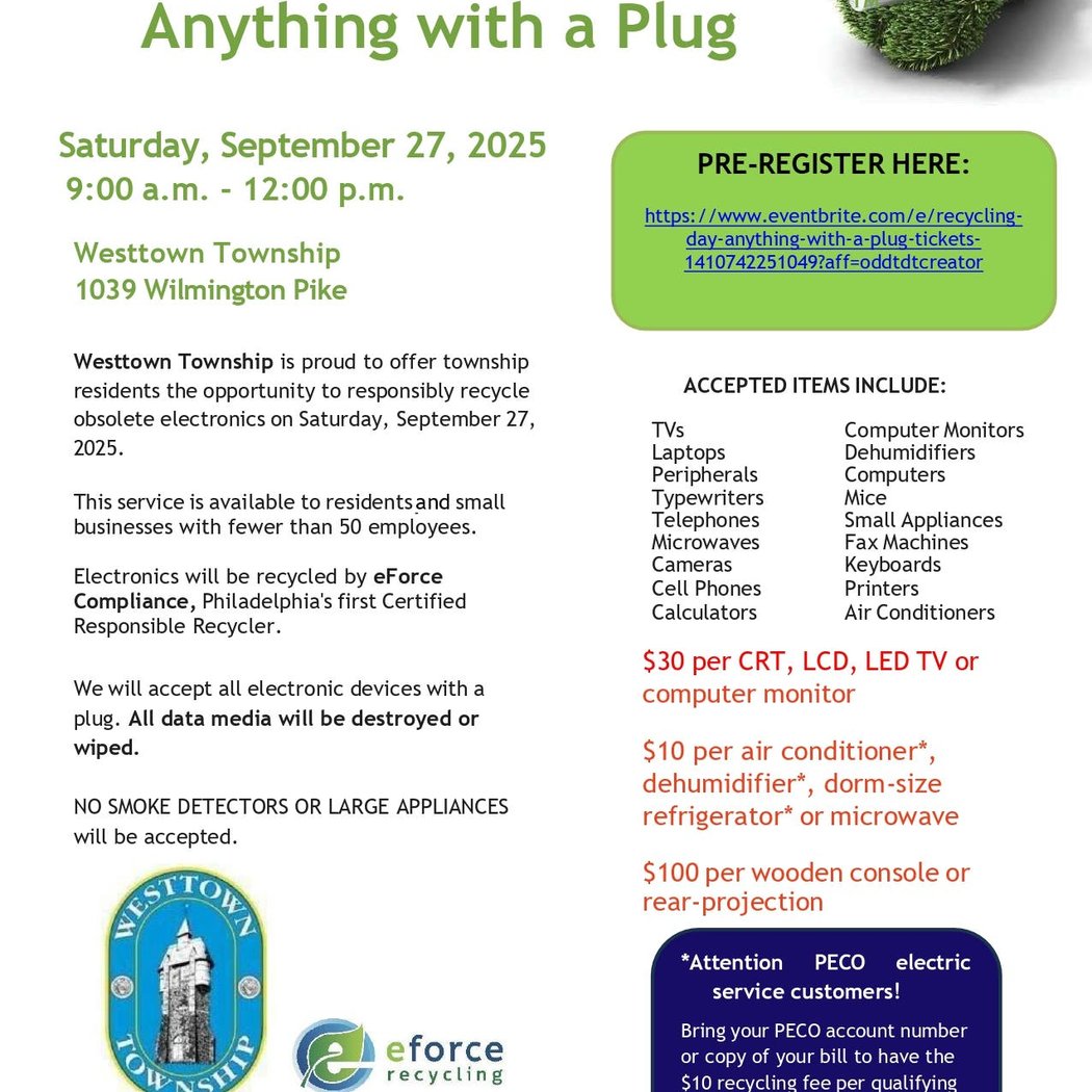 Recycling Day: Anything with a Plug 1