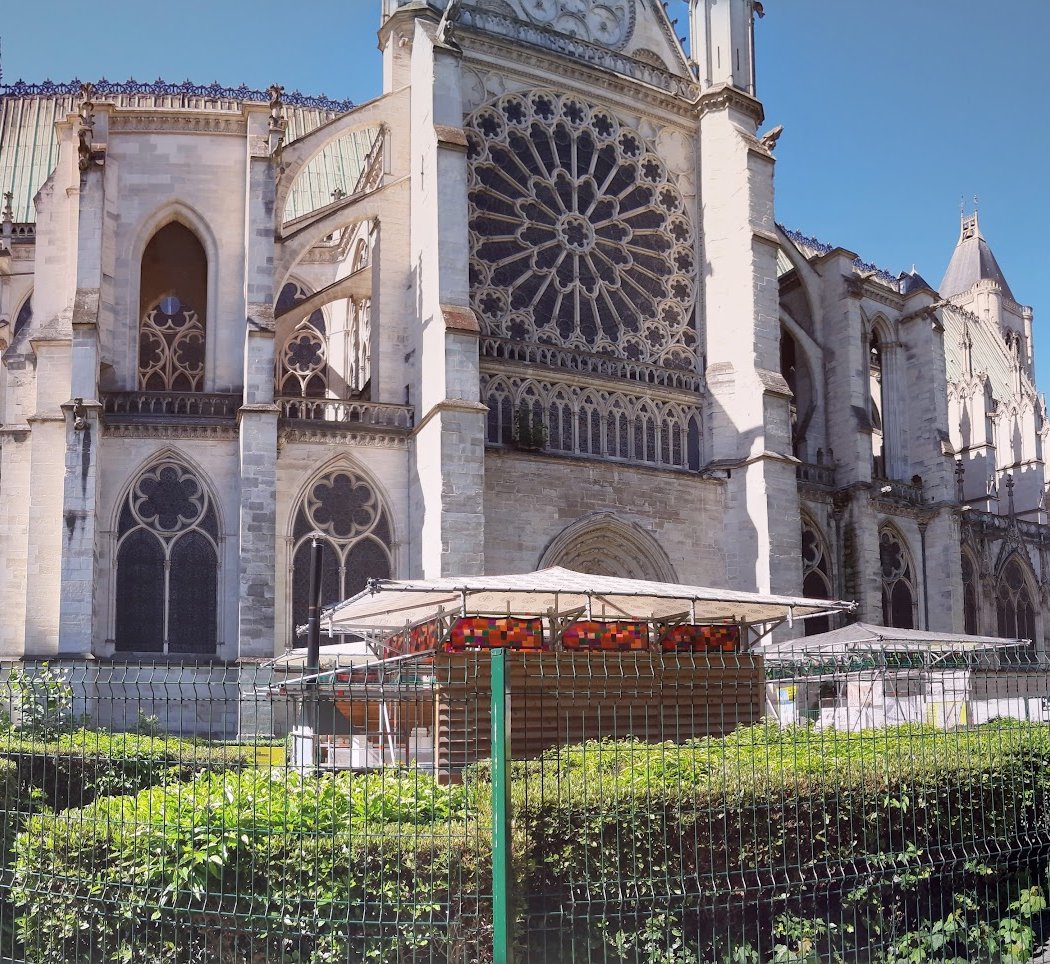 Chantier visitable du remontage de la flèche de la basilique 2