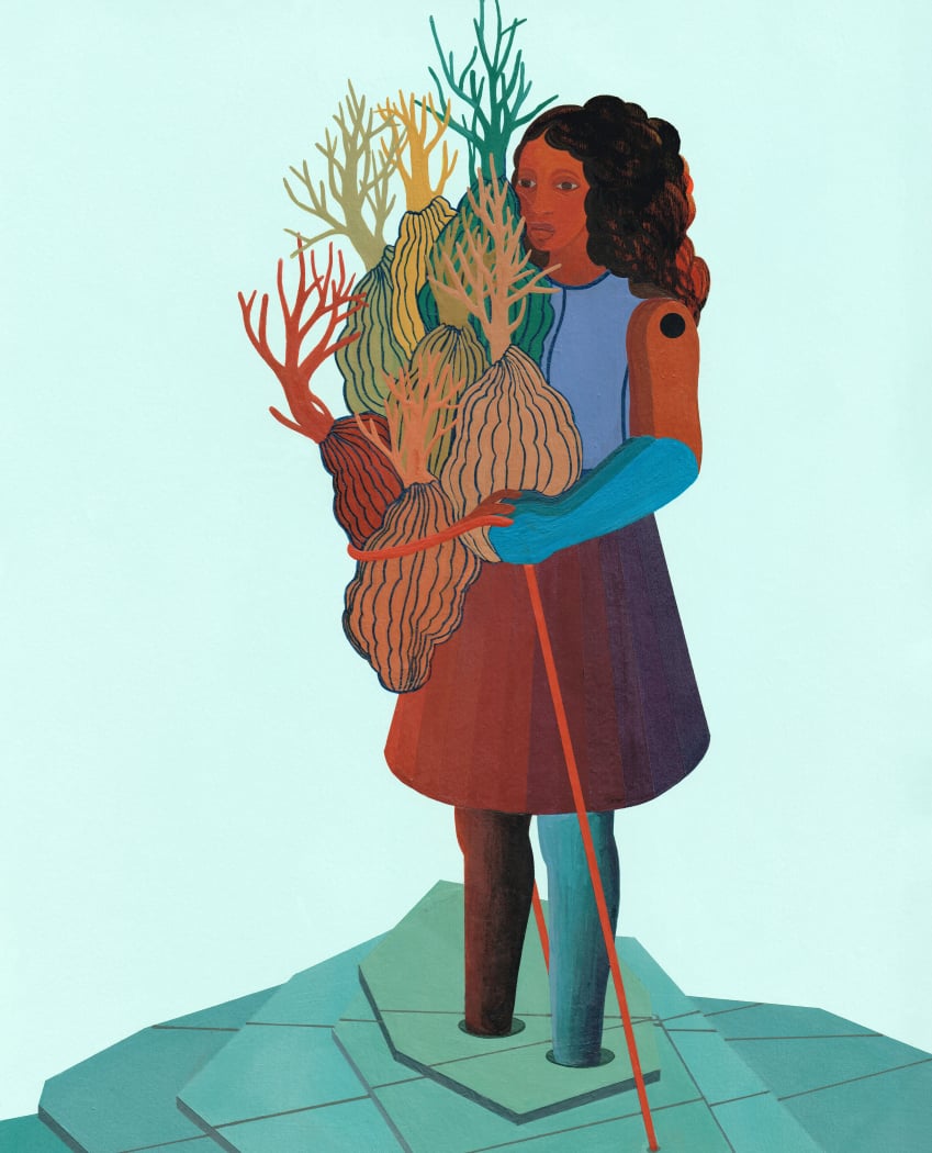 Visite de l’exposition « I dreamt of you in colours » d’Otobong Nkanga 2