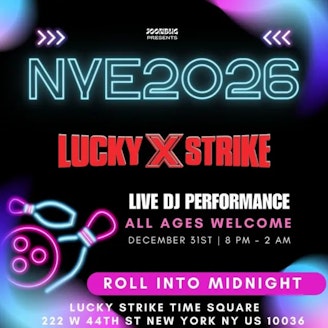 Strike Into 2026, NYC’s All-Ages New Year’s Party 1