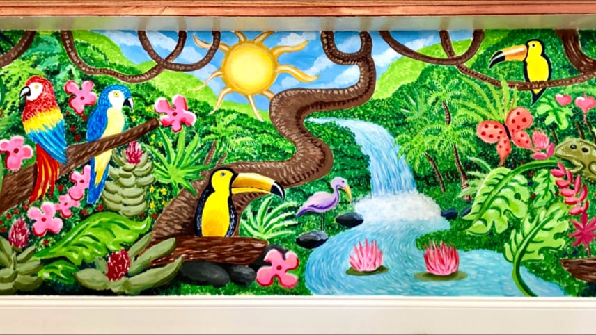 Splash Art Mural and Window Painting 1