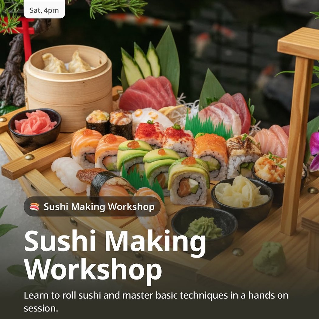 Sushi Making Workshop 1