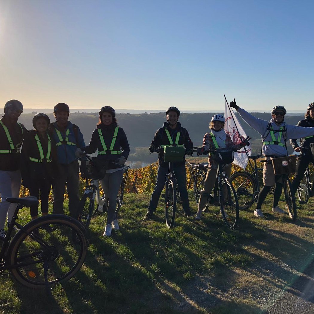 Wine and Ride Condrieu - visite des caves à vélo 2
