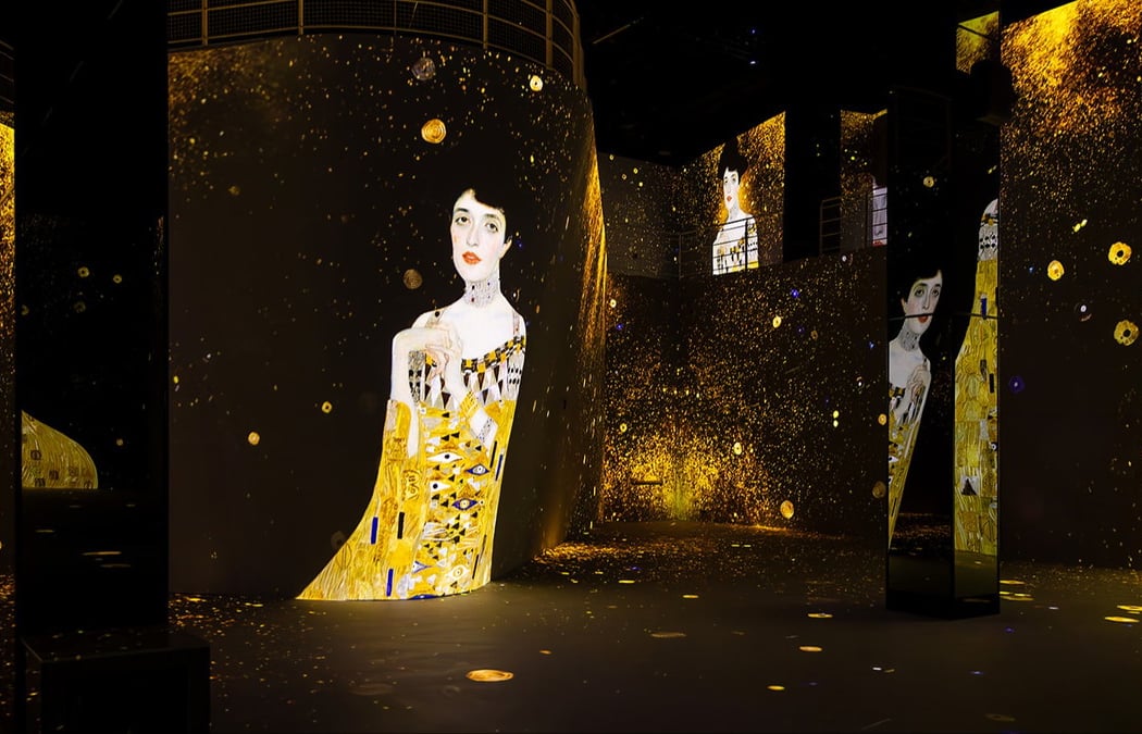 Gustav Klimt - Gold und Farbe 1