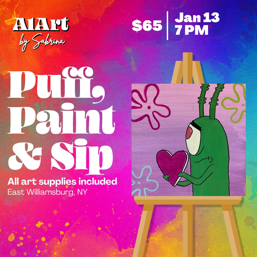 Puff, Paint and Sip Art Studio 1