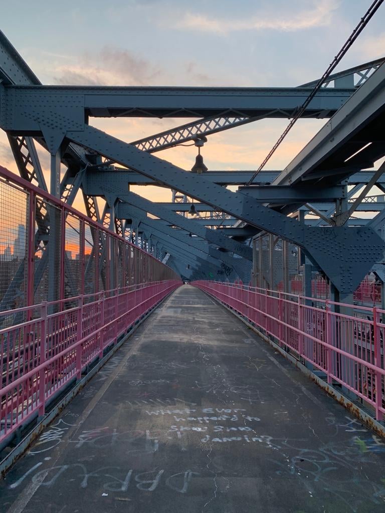 Williamsburg Bridge Bicycle Path 1