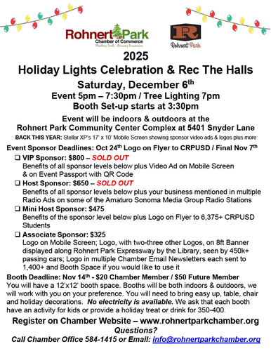 2025 Holiday Lights Celebration & Rec the Halls 1