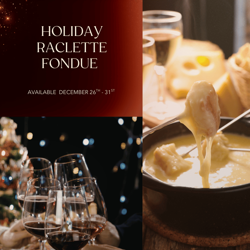 Holiday Raclette Fondue & Wine For Two 1