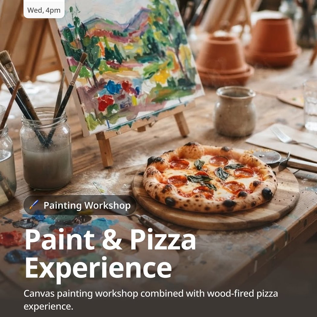 Paint & Pizza Experience 1