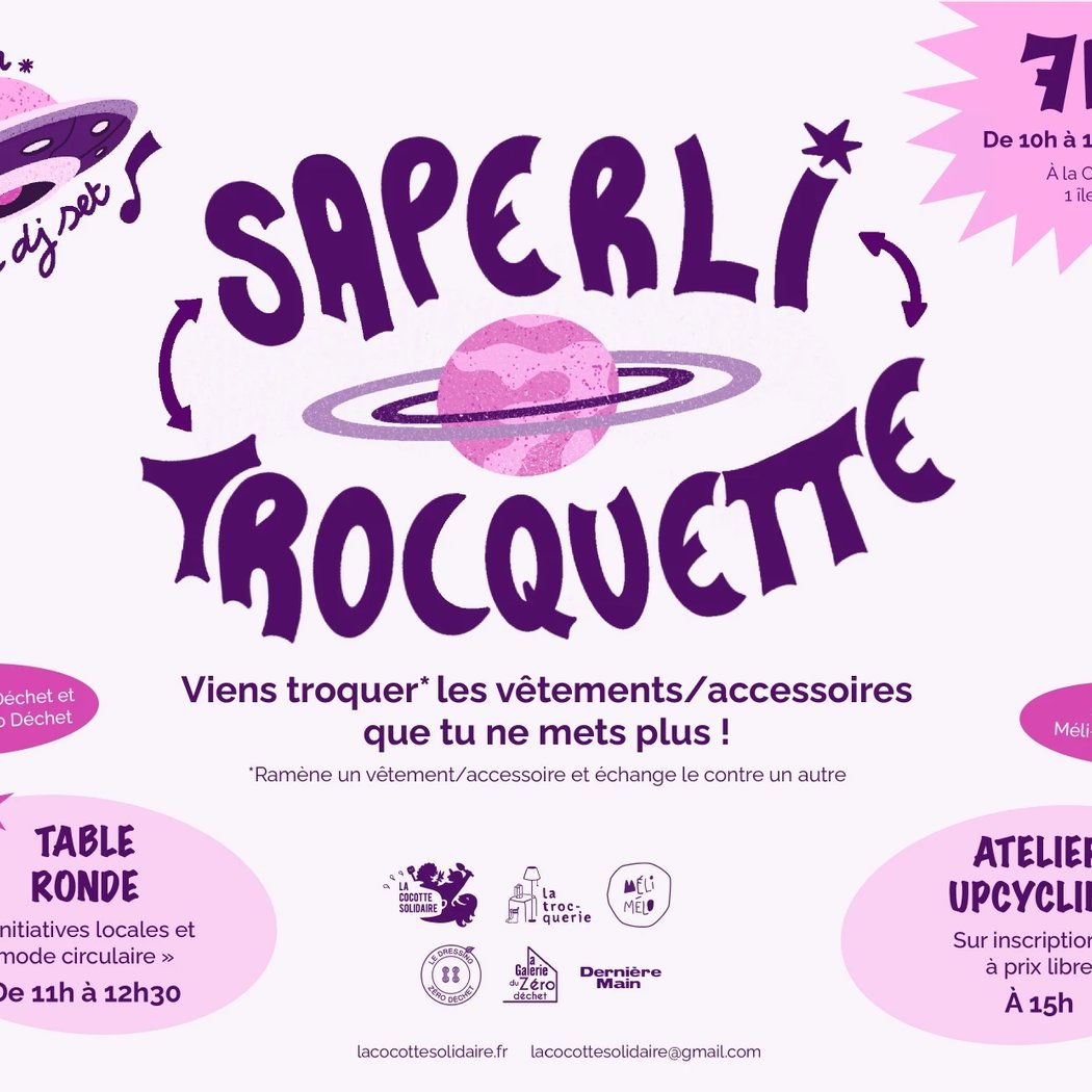 Saperlitrocquette ! C'est l'heure du troc à la Cocotte solidaire 1