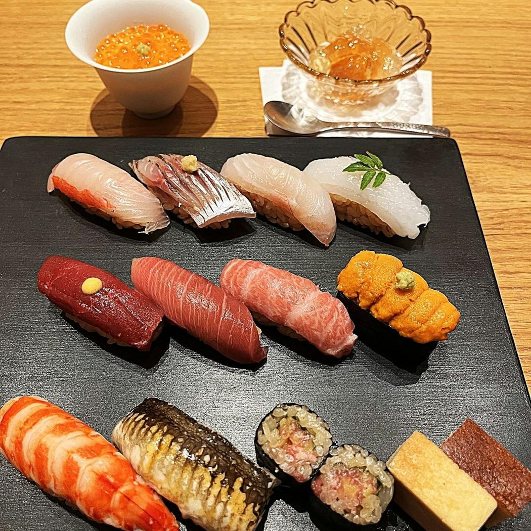 Lunch Omakase served by Sous Chef