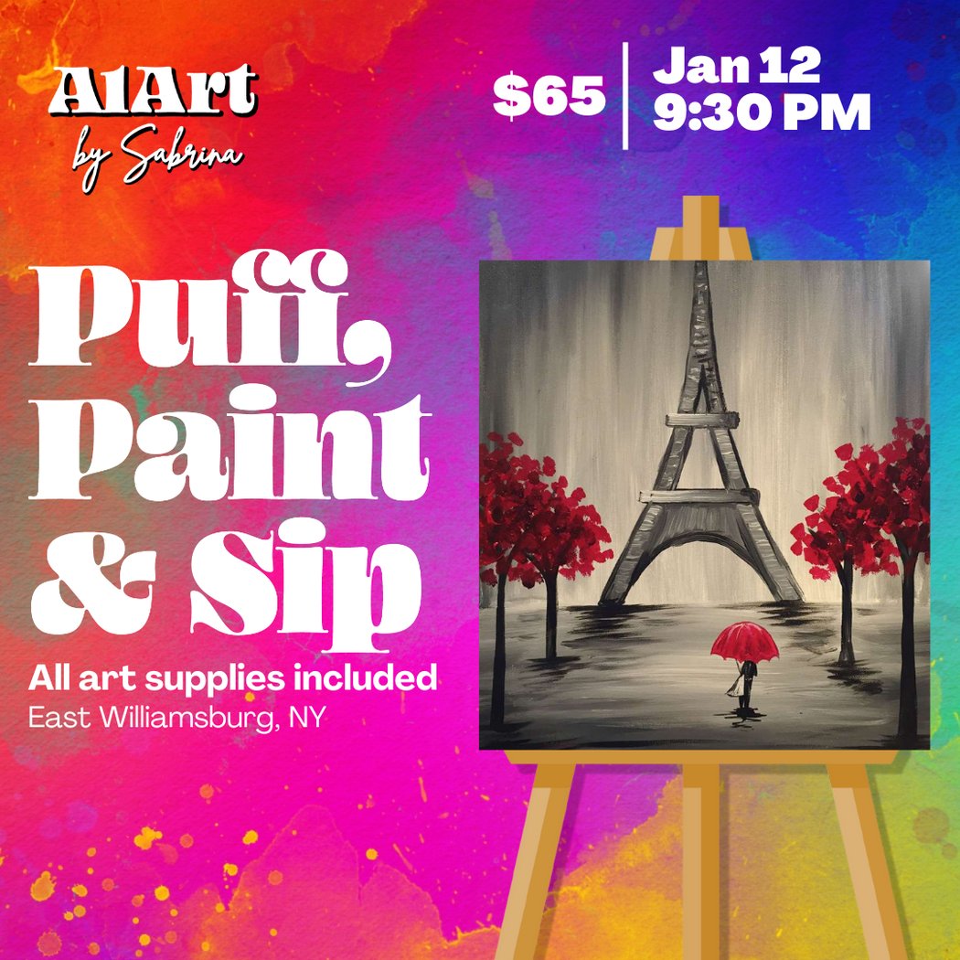 Puff, Paint and Sip Art Studio 1