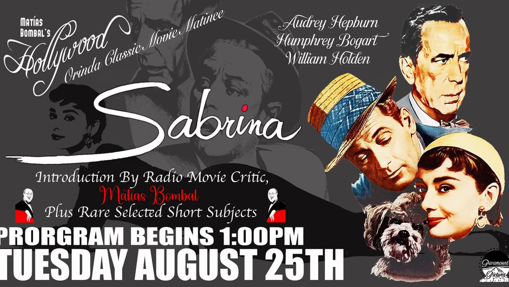 Orinda Theatre's Classic Movie Matinee, hosted by Film Critic, Matías Bombal