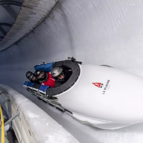 Bobsleigh La Plagne La Plagne Olympic track 2