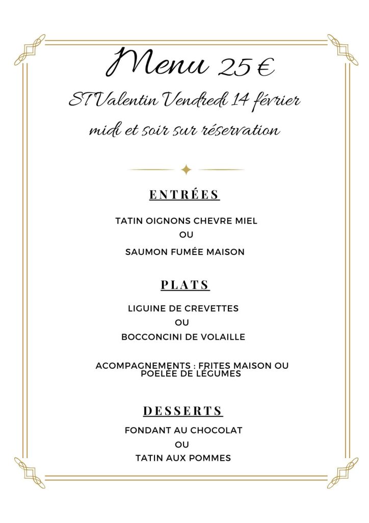 Dîner de la Saint-Valentin 1