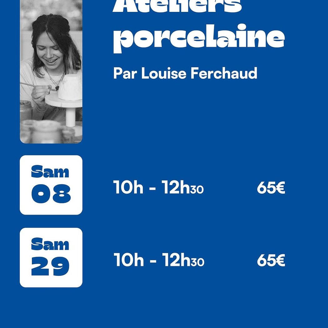 Ateliers porcelaine