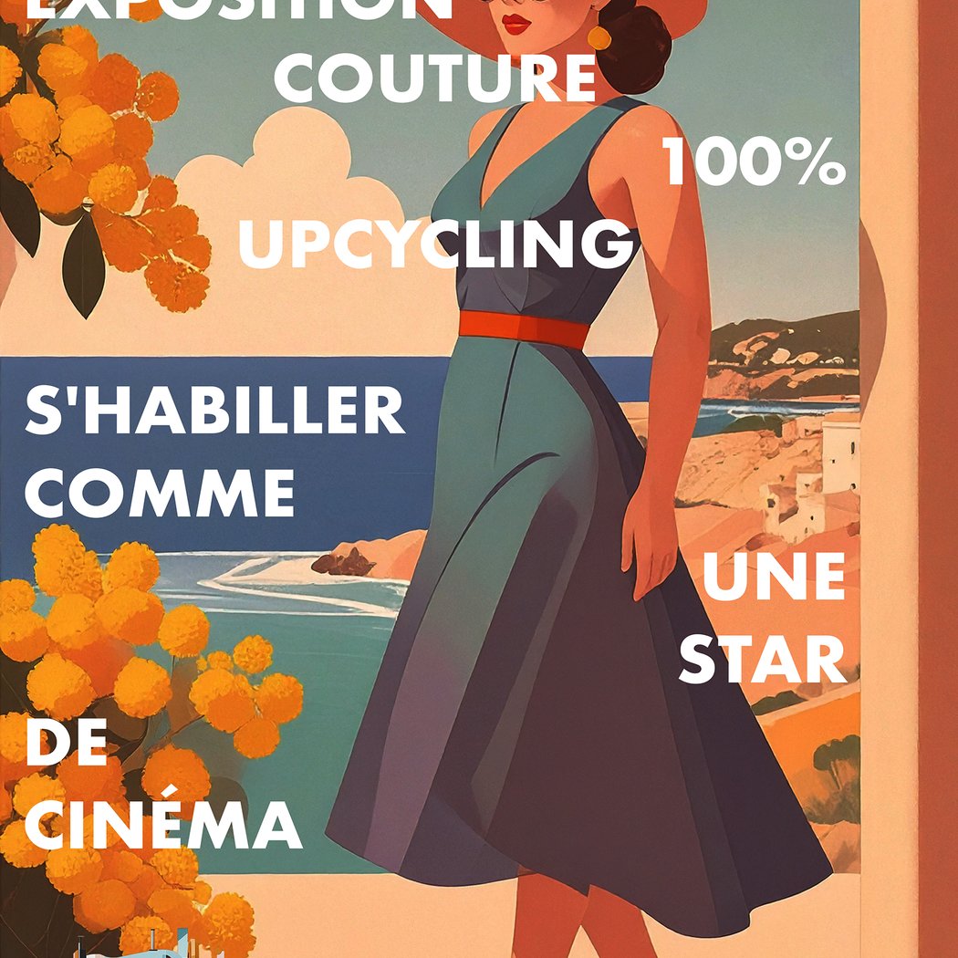 Exposition Couture 100% Upcycling inspirée du cinéma des années 1950 1