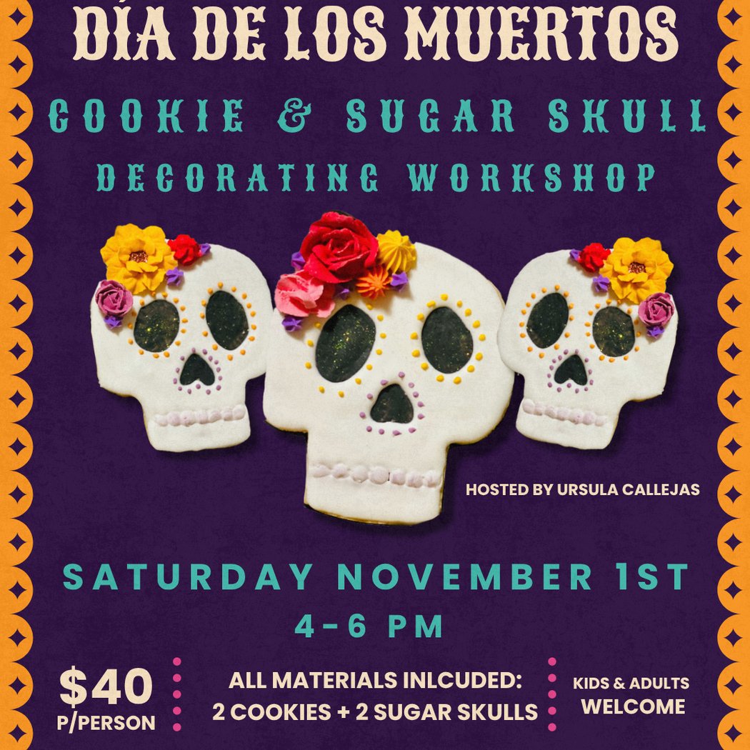 Día de los Muertos: Cookie Decorating Workshop 1