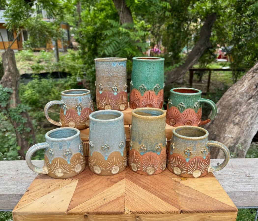 White Mica Altars Pottery Workshop 2