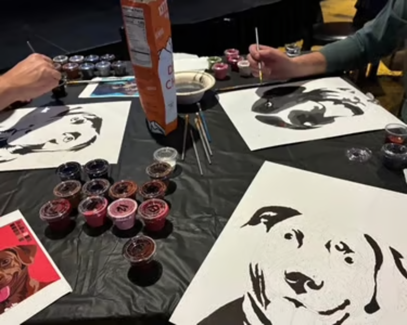 Love You Buddy Pet Painting 1