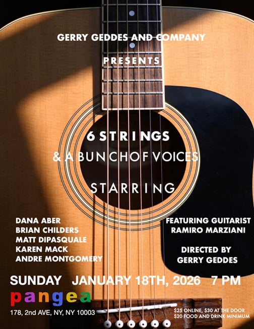 6 Strings & a Bunch of Voices Gerry Geddes & Company 1
