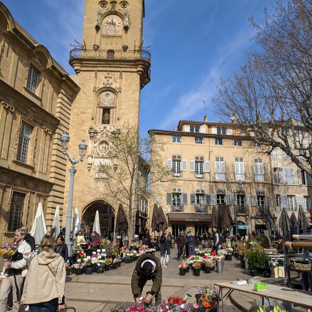 Le marché aux fleurs d'Aix-en-Provence 1